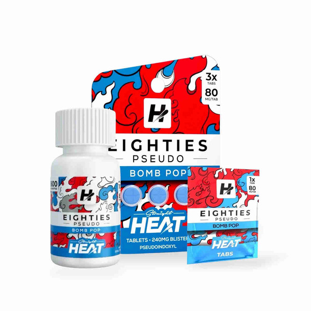 Straight Heat Eighties Pseudo Chewable Tablets Bomb Pop 80mg