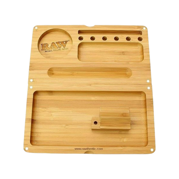 Raw Backflip Rolling Tray Wood box