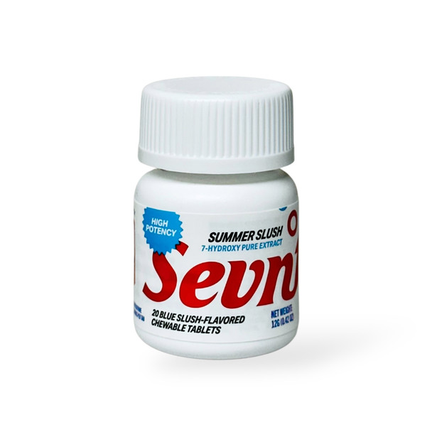 Sevn 7-Hydroxy High Potency Summer Slush Tablet Blue Slush 40mg Per Tablet