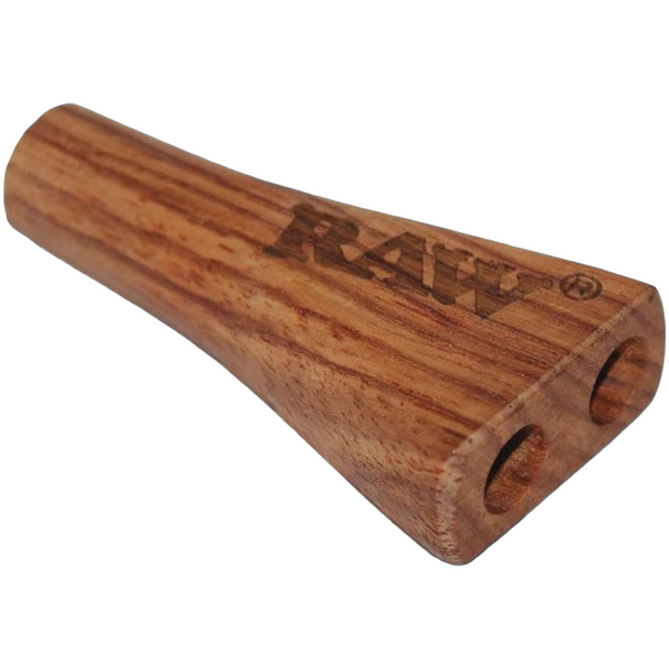 Raw Double Barrel Wooden Cigarette Holder