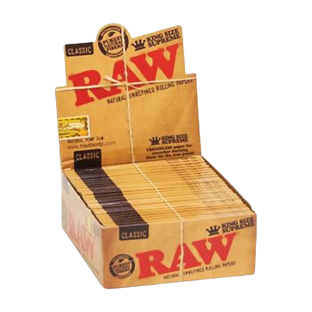 Raw King Size Supreme Classic Rolling Papers Pack