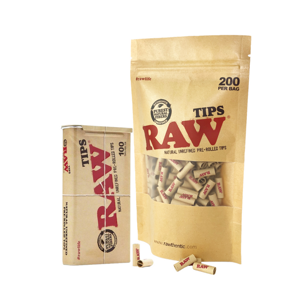 Raw Natural Unrefined Pre-Rolled Filter Tips