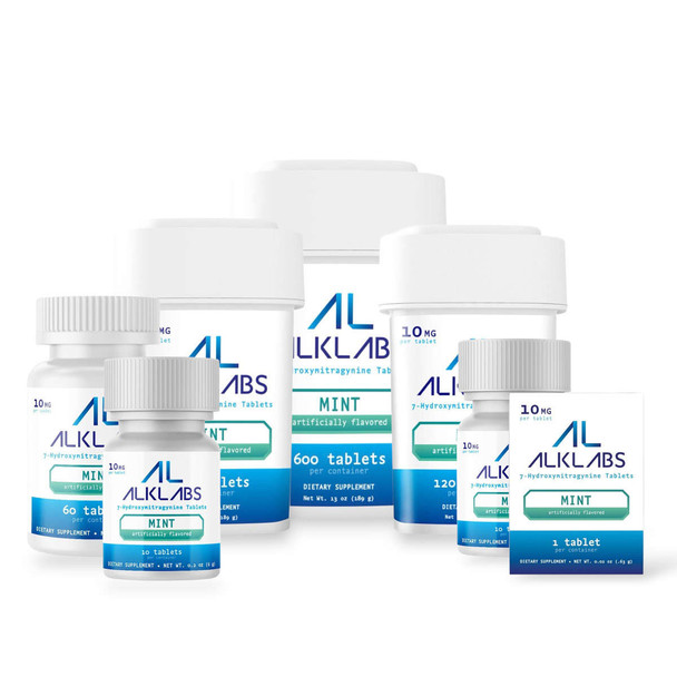 AlkLabs 7- Hydroxymitragynine Mint 10mg Tablets
