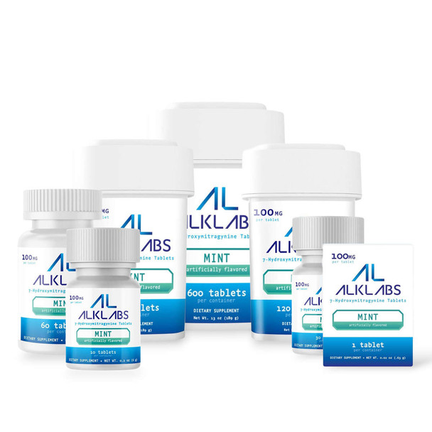 AlkLabs 7- Hydroxymitragynine Mint 100mg Tablet
