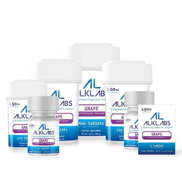 AlkLabs 7- Hydroxymitragynine Grape 150mg Tablet
