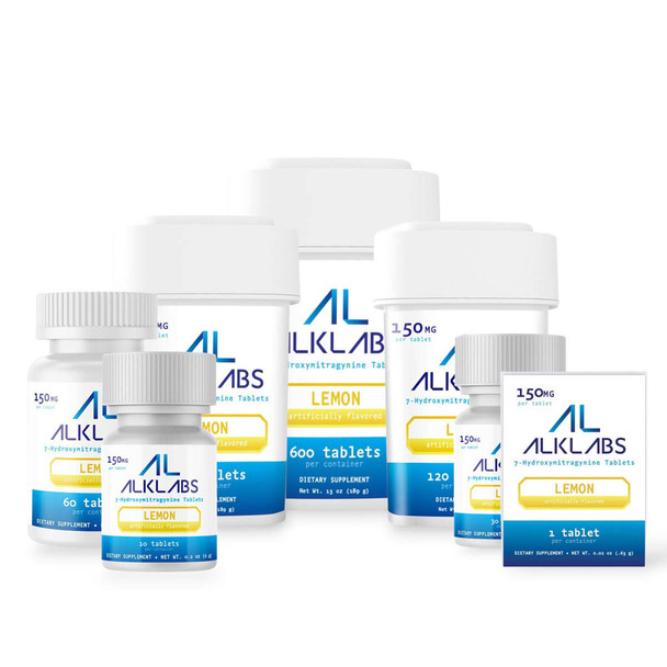 AlkLabs 7- Hydroxymitragynine Lemon 150mg Tablet