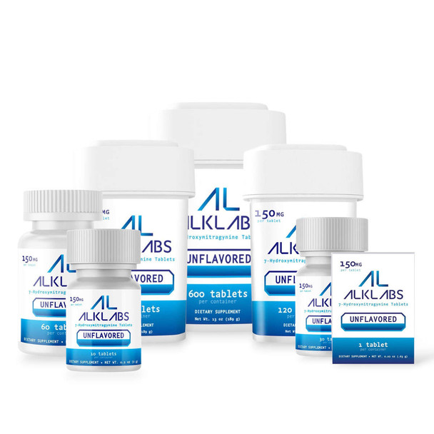 AlkLabs 7- Hydroxymitragynine Unflavored 150mg Tablet