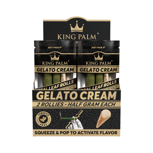 King Palm 2ct Rollies Half Gram - Gelato Cream