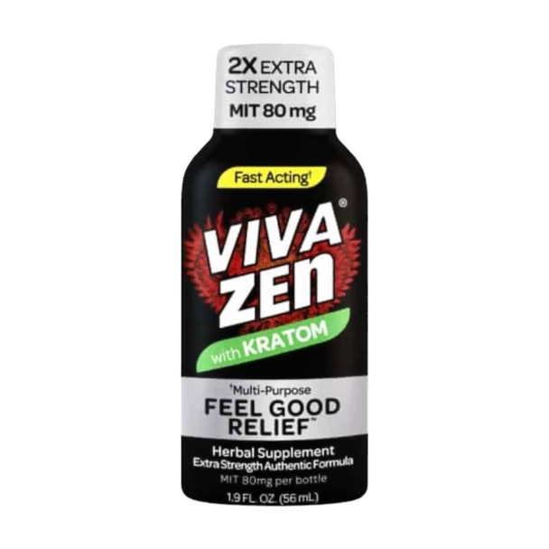 Viva Zen 2X Extra Strength Kratom Extract Shot 56mL