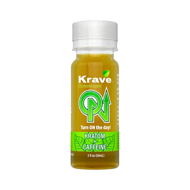 Krave On Kratom + Caffeine Shot