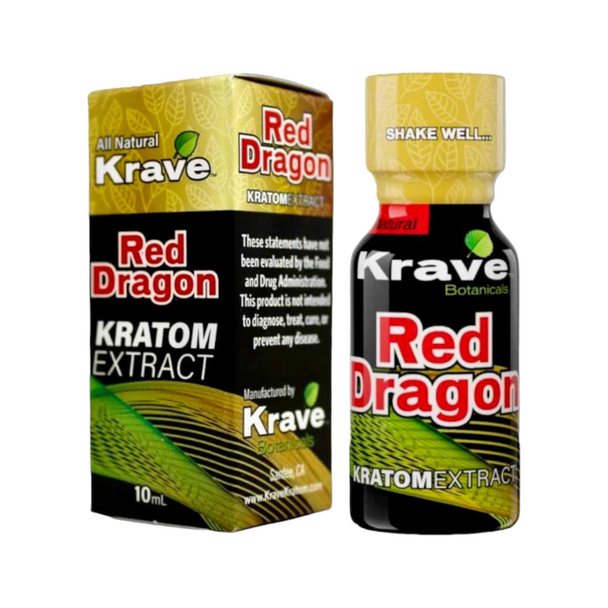 Krave Kratom Extract Shot Red Dragon