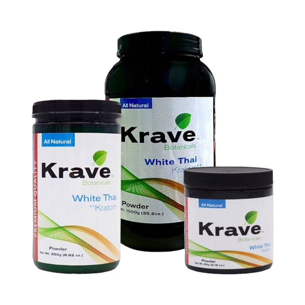 Krave Kratom Powder White Thai