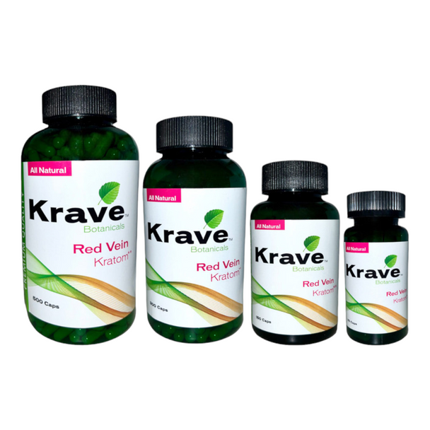 Krave Kratom Capsules Red Vein