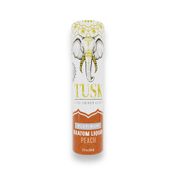 Tusk Platinum Ultra Premium Kratom Liquid Peach 300mg