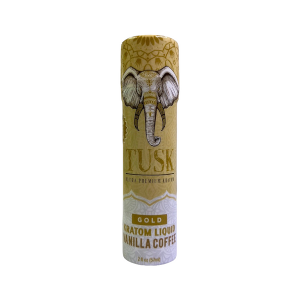 Tusk Gold Ultra Premium Kratom Liquid Vanilla Coffee 150mg