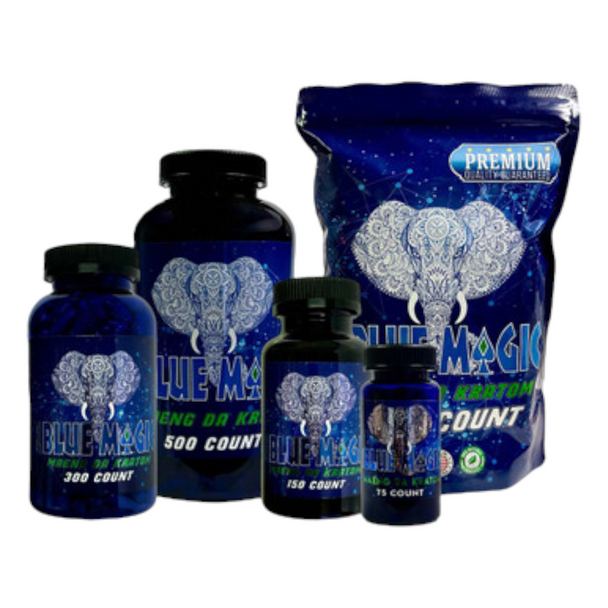 Blue Magic Kratom Capsules Maeng Da