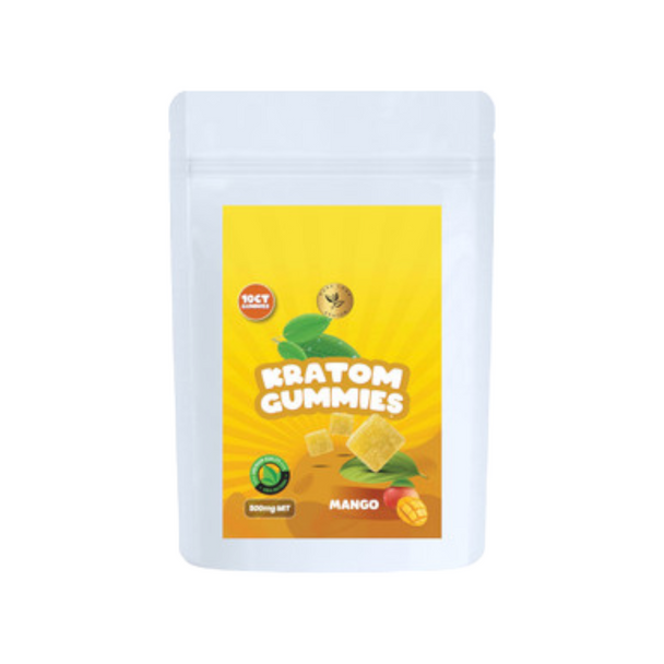 Pure Leaf Kratom Gummies Mango 10 Ct