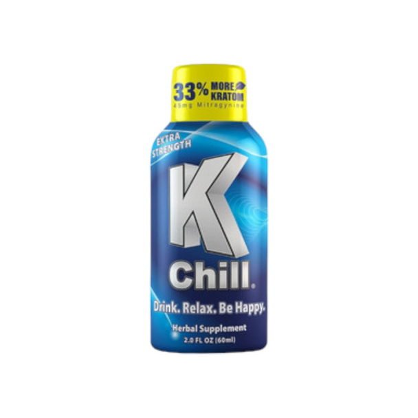 K Chill Blue Extra Strength Kratom Shot  60ml 45mg