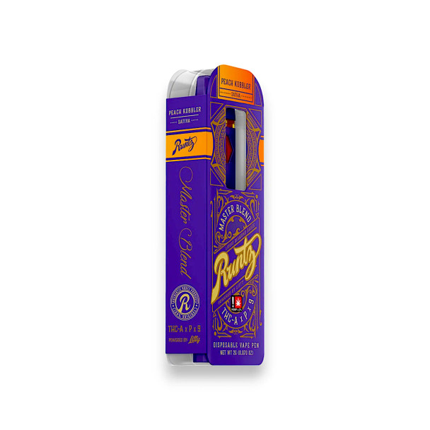 Runtz x Litty Master Blend Disposable Vape Sativa Peach Cobbler 2g