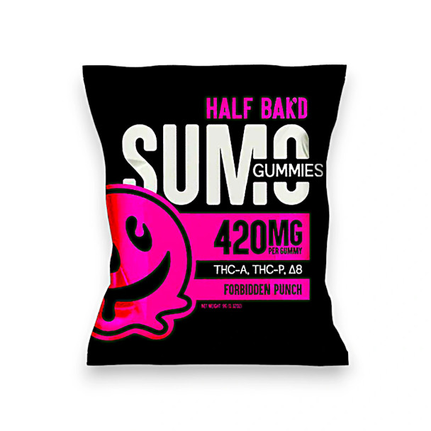 Half Bak'd Sumo Gummies Forbidden Punch 2ct 420mg