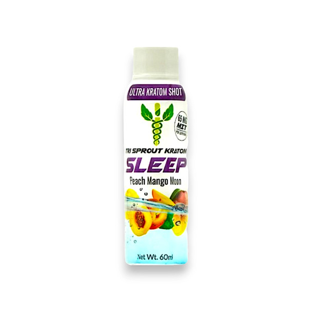 Tri Sprout Kratom Sleep Peach Mango Ultra Kratom Shot 65mg 60ml