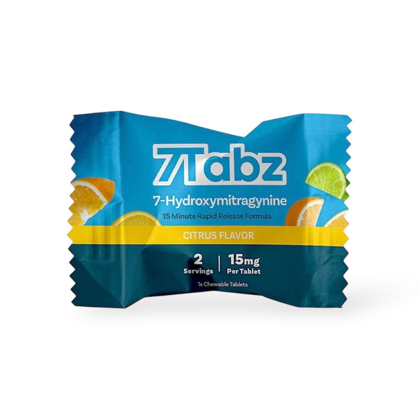 7Tabz 7-Hydroxymitragynine Kratom Extract Tablets Citrus | 1ct