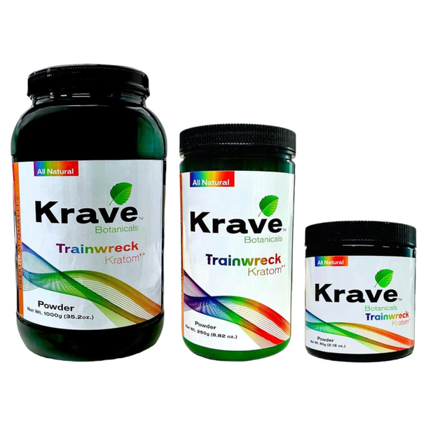 Krave Botanical Trainwreck Kratom Powder