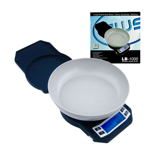 AWS LB-1000 Compact Bowl Digital Scale 1Kg x .1g