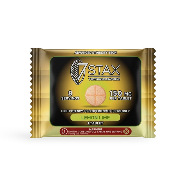 7 Stax 7-Hydroxymitragynine Lemon Lime Chewable 150mg Tablet | 1ct