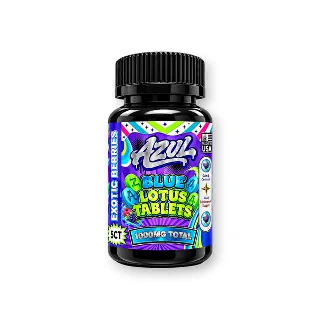 Azul Blue Lotus Chewable Tablets Exotic Berry 200mg | 5ct