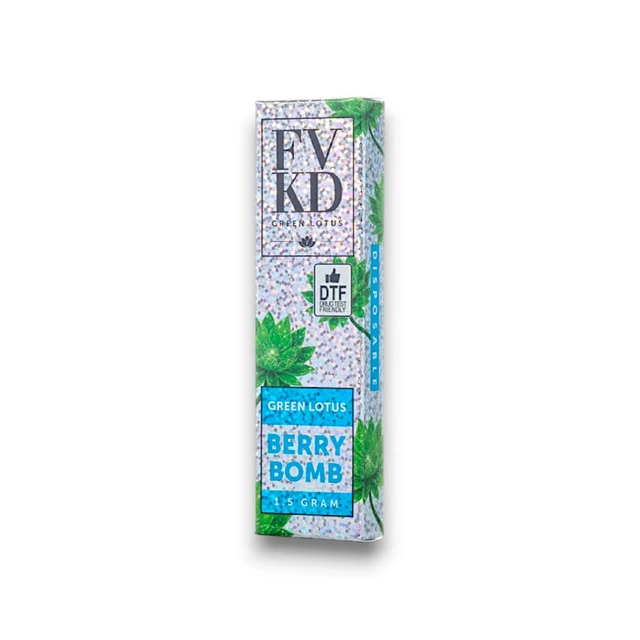 FVKD Green Lotus Disposable Vape Berry Bomb 1.5g