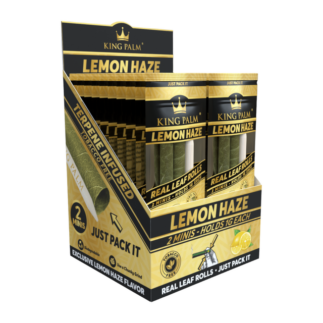 King Palm 2ct Minis Rolls - Lemon Haze