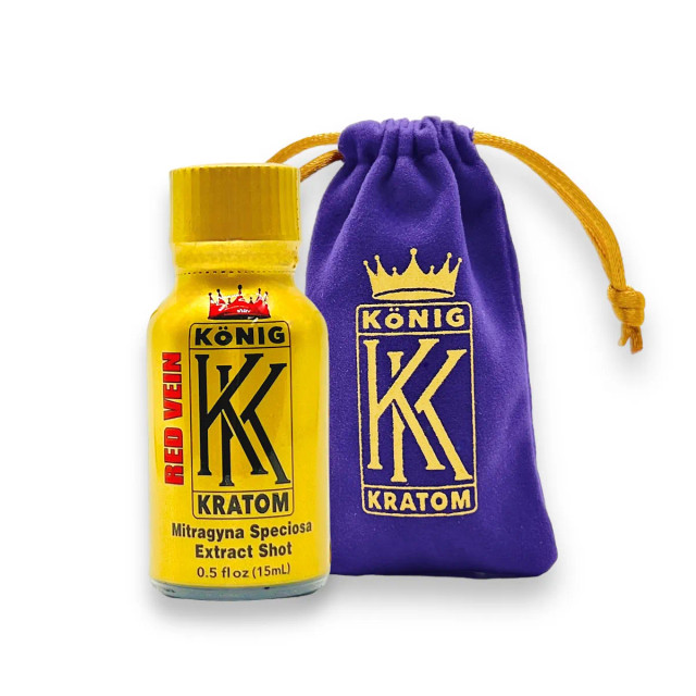 Konig Kratom Extract Shot Red Vein 15ml