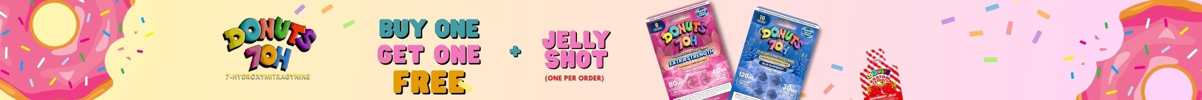 DONUTS 70H BOGO + JELLY SHOT 
