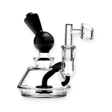 Grav Labs Glass Dab Rig - Orbis Borocca - Black Accent