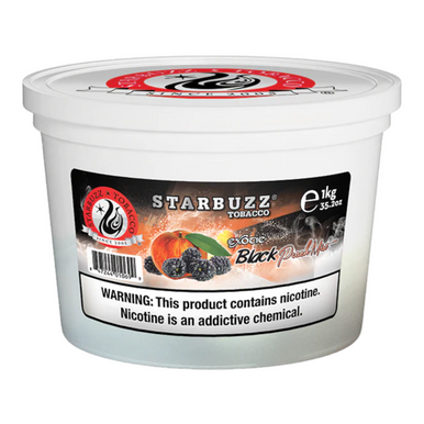 Starbuzz Exotic Hookah Tobacco - Black Peach Mist Flavor