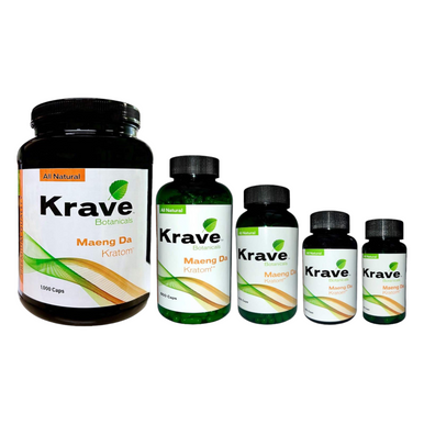 Krave Botanical Maeng Da Kratom Capsules