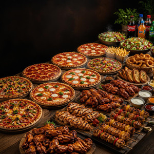 Ultimate Pizza & Grill Feast Package – Serves 40 Guests