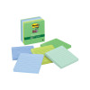 Post-It Note 675-6Super StickyT Bora Bora ASuper Stickyt 98X98mm Pk6