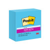 Post-It Super Sticky 654-5Super StickyBE Elec Blue 75X75mm Box of4