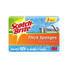 ScotchBrite Thick Sponge Large Pack of 3 Box 8 ScotchBrite Thick Sponge Large Pack of 3 Box 8