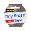 Scotch Removable Dry Erase Tape 1905R-DE-White Box 6
