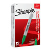 Sharpie Permanent Marker Fine Point Grn Box 12