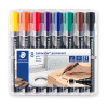 Staedtler Permanent Marker Chisel Assorted Wallet 8