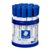Staedtler WhiteBoard Marker 351 Bulletl Blue Cup19