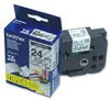Brother TZ-151 Laminated 24mm x 8m - Black printing on Clear Tape