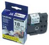 Brother TZ-241 Laminated 18mm x 8m - Black printing on White Tape