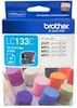 Brother LC-133 Cyan Ink Cartridge - up to 600 pages