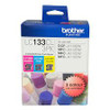 Brother LC-133 CMY Colour Pack - up to 600 pages per colour