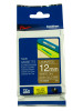 Brother 12mm Label Tape - White on Satin Gold (Deco)